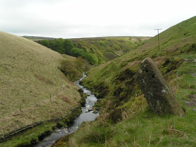 Dane valley above Three Shire Heads
