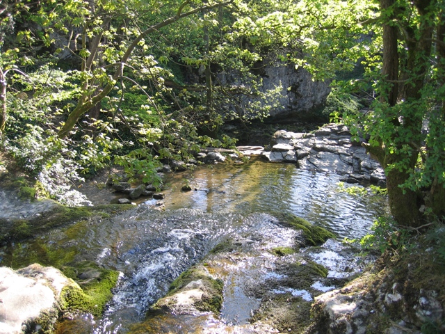The top of Janet's Foss and the Pool below