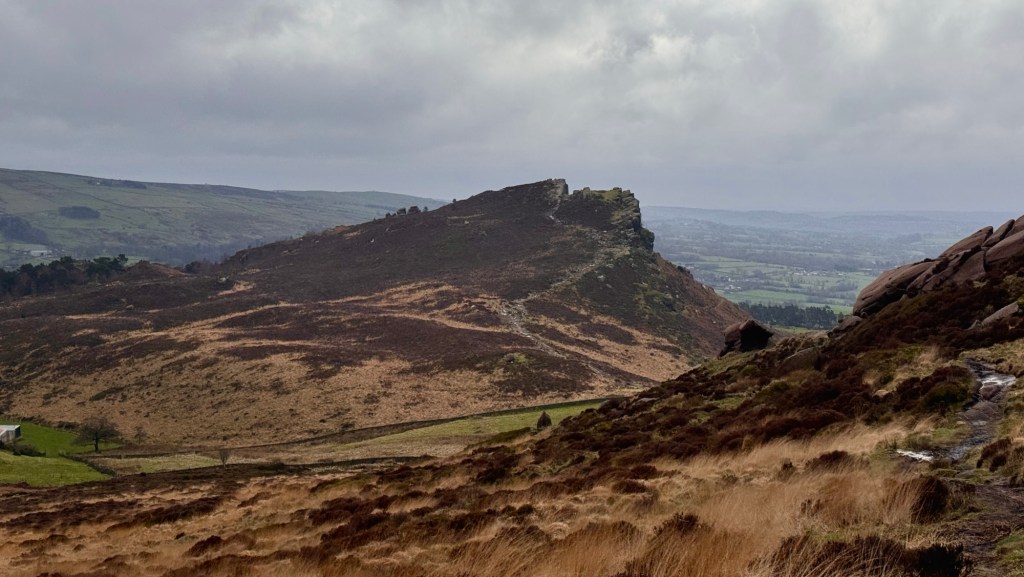 View towards hen cloud from The Roaches