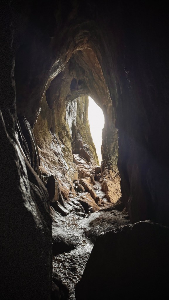 Deep inside Thor's Cave
