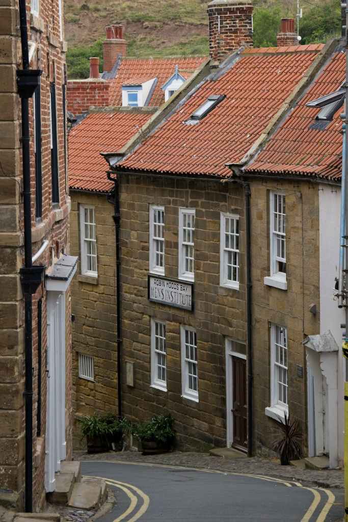 charming brick houses in robin hood's bay
